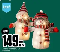 ÖoB JULEFIGUR FROSTY, LED, SEK 149 erbjuda