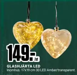 ÖoB GLASHJÄRTA LED, SEK 149 erbjuda