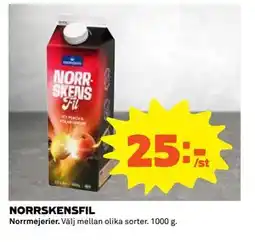 Coop Daglivs NORRSKENSFIL, SEK 25 erbjuda