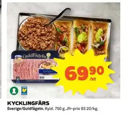 Coop Daglivs KYCKLINGFÄRS, SEK 69.9 erbjuda