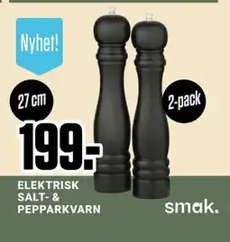ÖoB ELEKTRISK SALT- & PEPPARKVARN, SEK 199 erbjuda