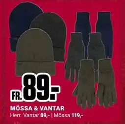 ÖoB MÖSSA & VANTAR erbjuda