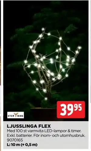 LJUSSLINGA FLEX, SEK 39.95