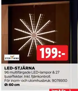 Jem&Fix LED-STJÄRNA, SEK 199 erbjuda