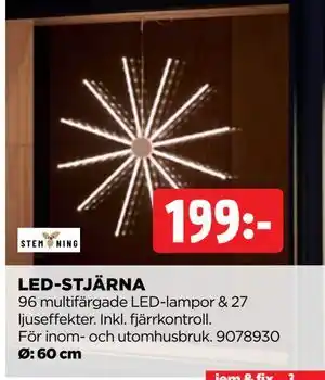 Jem&Fix LED-STJÄRNA, SEK 199 erbjuda