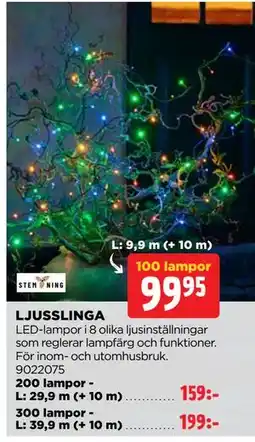 Jem&Fix LJUSSLINGA erbjuda