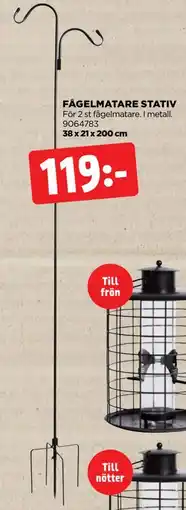 Jem&Fix FÅGELMATARE STATIV, SEK 119 erbjuda