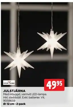 Jem&Fix JULSTJÄRNA, SEK 49.95 erbjuda