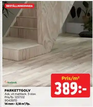 PARKETTGOLV, SEK 389