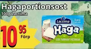 Supergrossen Hagaportionsost, SEK 10.95 erbjuda