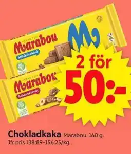 ICA Supermarket Marabou Chokladkaka erbjuda