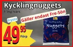 Supergrossen Kycklingnuggets, SEK 49.95 erbjuda