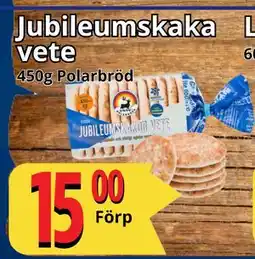 Supergrossen Jubileumskaka vete, SEK 15 erbjuda