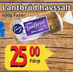 Supergrossen Lantbröd havssalt, SEK 25 erbjuda