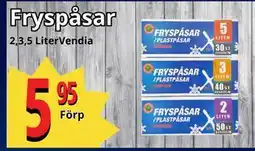 Supergrossen Fryspåsar, SEK 5.95 erbjuda