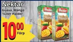 Supergrossen Nektar, SEK 10 erbjuda