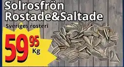 Supergrossen Solrosfrön Rostade&Saltade, SEK 59.95 erbjuda