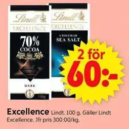 ICA Supermarket Lindt Excellence erbjuda