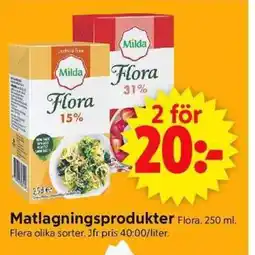 ICA Supermarket Flora Matlagningsprodukter erbjuda