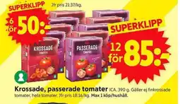 ICA Supermarket ICA Krossade, passerade tomater erbjuda