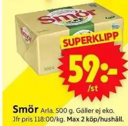 ICA Supermarket Arla Smör erbjuda