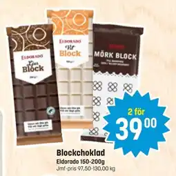 Eurocash ELDORADO Blockchoklad erbjuda