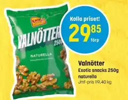 Eurocash EXOTIC SNACKS Valnötter erbjuda