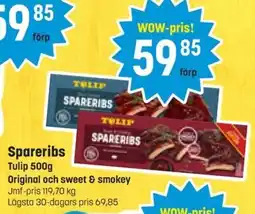 Eurocash TULIP Spareribs erbjuda