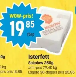 Eurocash SOKOLOW Isterfett erbjuda