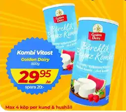 Matrix Butikerna GOLDEN DAIRY Kombi vitost erbjuda