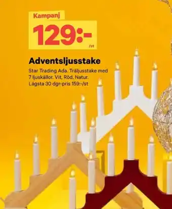 City Gross Adventsljusstake erbjuda