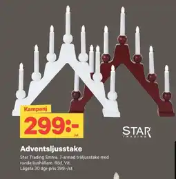 City Gross Adventsljusstake erbjuda