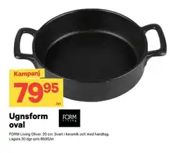 City Gross Ugnsform oval erbjuda