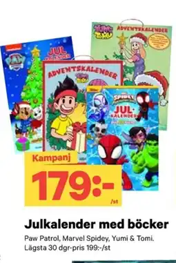 City Gross Julkalender med böcker erbjuda