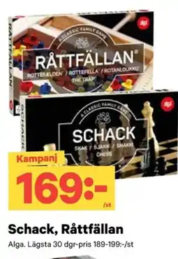 City Gross Schack, råttfällan erbjuda