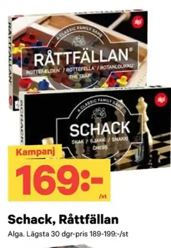 City Gross Schack, råttfällan erbjuda