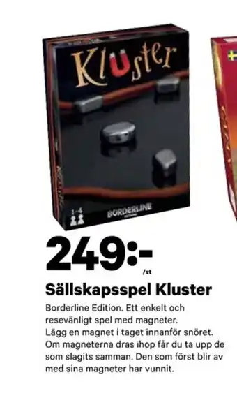 City Gross Sällskapsspel kluster erbjuda