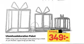 City Gross Utomhusdekoration paket erbjuda