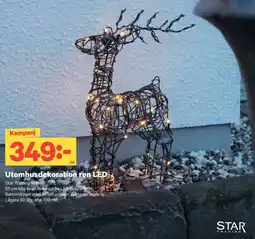 City Gross Utomhusdekoration ren led erbjuda