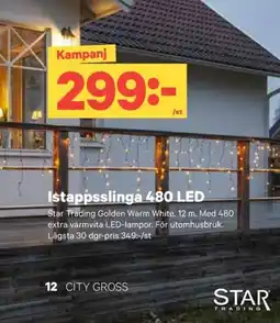 City Gross Istappsslinga 480 led erbjuda