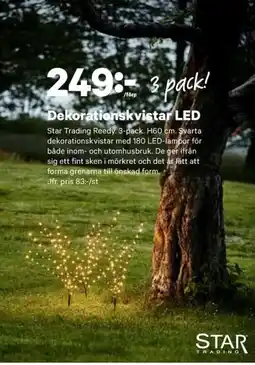 City Gross Dekorationskvistar led erbjuda