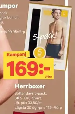 City Gross Herrboxer erbjuda