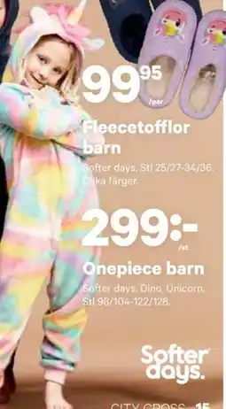 City Gross Onepiece barn erbjuda