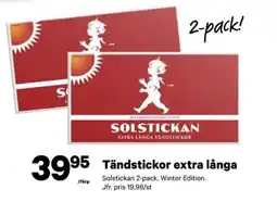 City Gross Tändstickor extra långa erbjuda