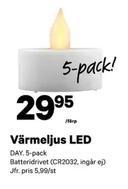 City Gross Värmeljus led erbjuda