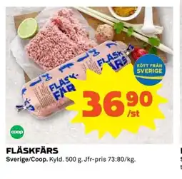 Coop Fläskfärs erbjuda