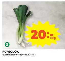 Coop Purjolök erbjuda