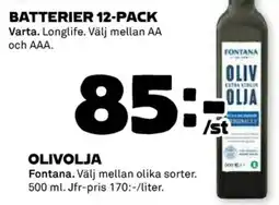 Coop FONTANA Olivolja erbjuda