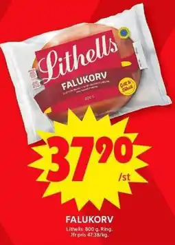 ICA Maxi LITHELLS Falukorv erbjuda
