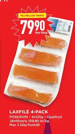 Willys Hemma LAXFILÉ 4-PACK, SEK 79.9 erbjuda
